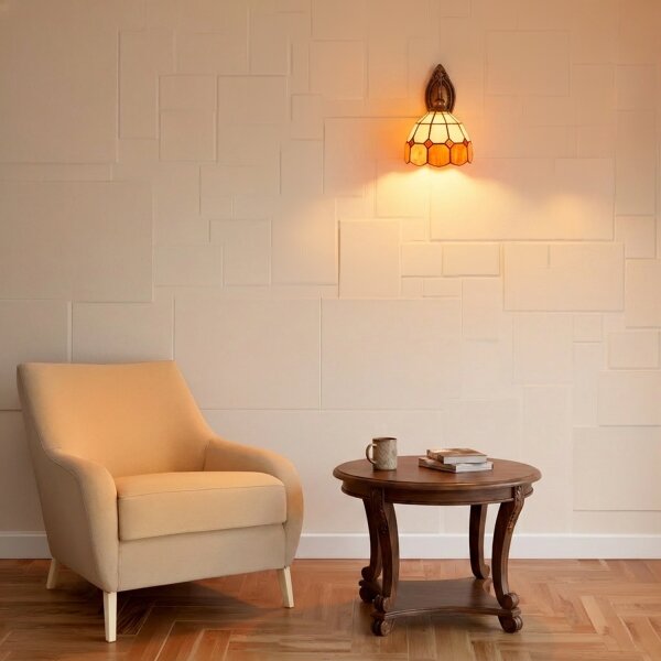 Brilagi - Lampada da parete Tiffany in vetro colorato SIENNA 1xE14/40W/230V