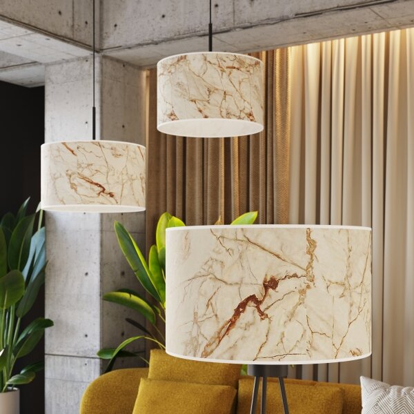 Sollux SL.1854 - Lampada da terra NEVIA 1xE27/15W/230V marmo/beige
