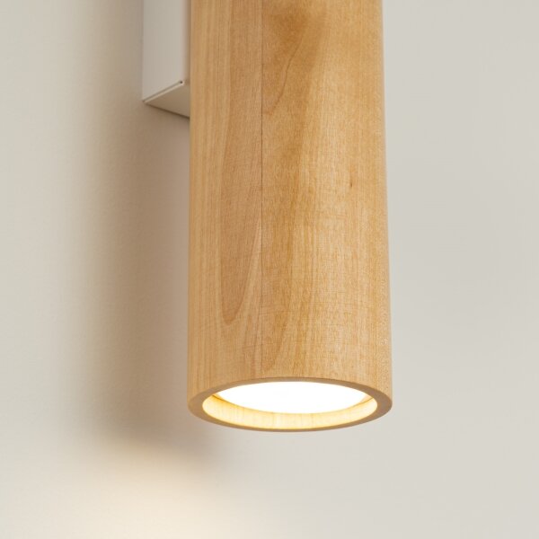 Sollux SL.1878 - Lampada da parete LINO 2xGU10/10W/230V faggio