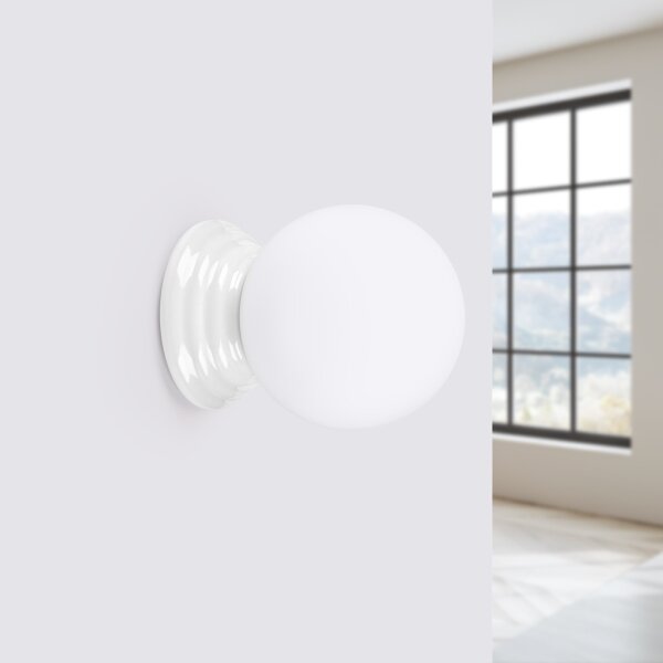 Sollux SL.1903 - Applique da bagno ZORI 1xG9/8W/230V IP44 bianco