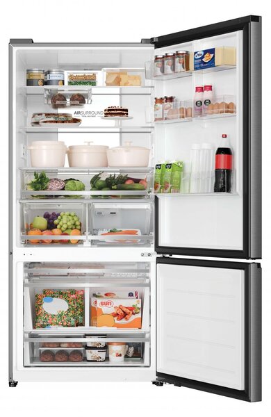 Haier Frigorifero Combinato Capacit 640 Litri Classe energetica D Raffreddamento No Frost colore Acciaio Inox - HDR5818DNSS