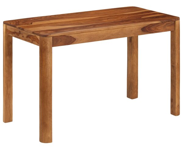 Tavolo da Pranzo in Legno Massello di Sheesham 120x60x76 cm