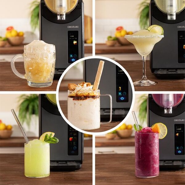 Cecotec Gelatiera Macchina per Sorbetto e Bevande Ghiacciate Capacit 1.9 Litri Potenza 220 Watt colore Nero - A01_EU01_109564