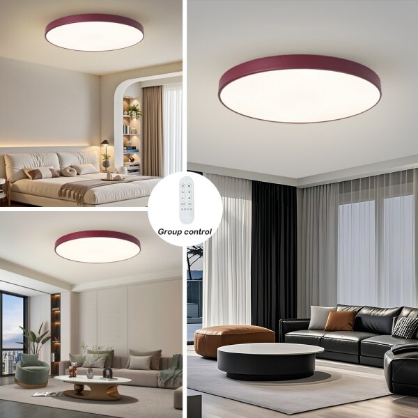 Brilagi-LED Lampada dimmerabile POOL SMART LED/128W/230V 100 cm Wi-Fi Tuya + telecomando bordeaux