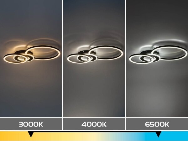 Rabalux 71485 - Plafoniera LED dimmerabile LUREO LED/24W/230V 3000-6500K 46x33 cm + telecomando