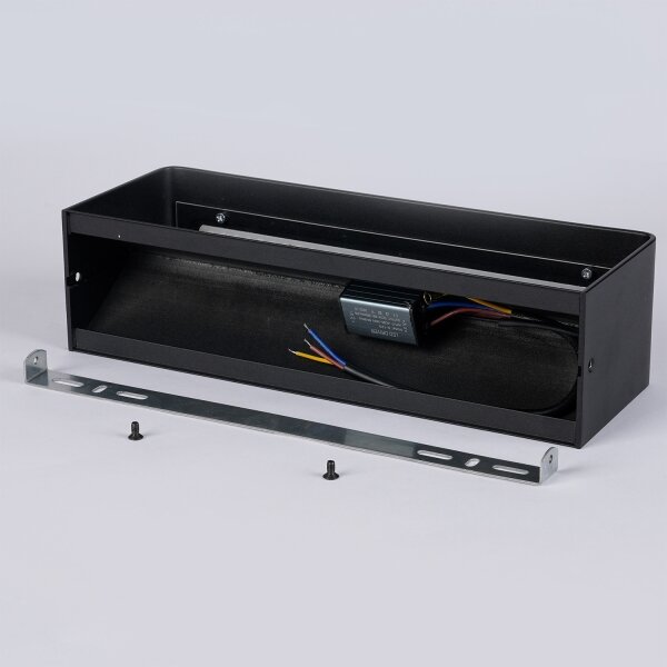 Brilagi - Applique da esterno DONNANI a LED, 12W/230V, 30 cm, nera, IP44