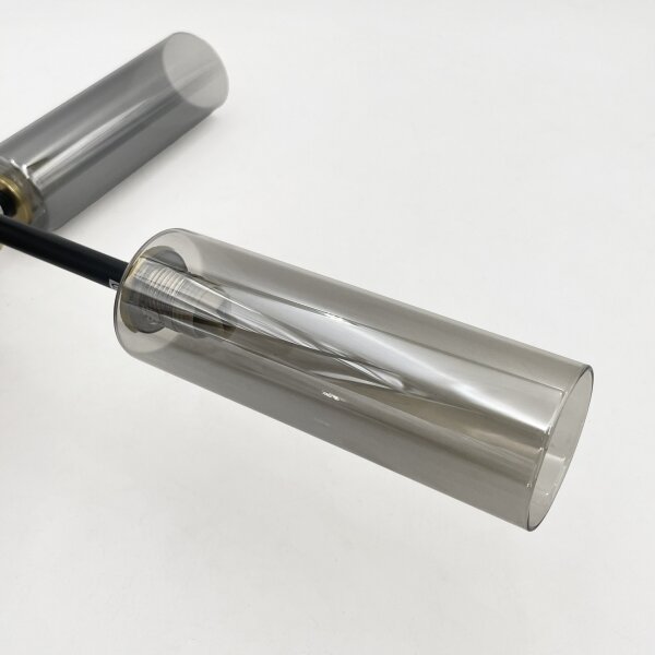 Plafoniera TESSA 4xG9/5W/230V ottone/nero fumé