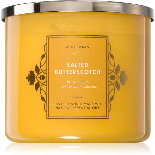 Bath & Body Works Salted Butterscotch candela profumata 411 g