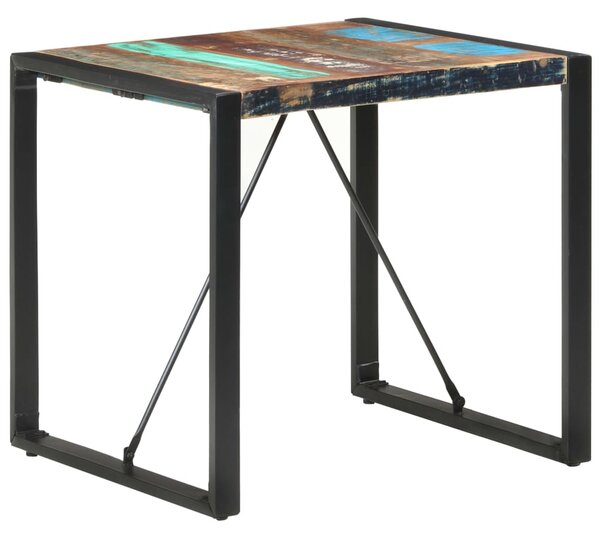 Tavolo da Pranzo 80x80x75 cm in Legno Massello di Recupero