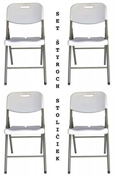 Set di quattro sedie per catering a prezzo scontato