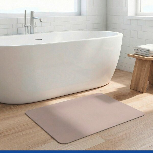 Tappetino per il bagno beige in tessuto 40x60 cm Ecru – Wenko