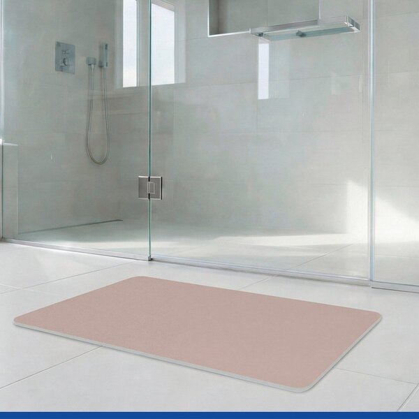 Tappetino per il bagno beige in tessuto 40x60 cm Ecru – Wenko