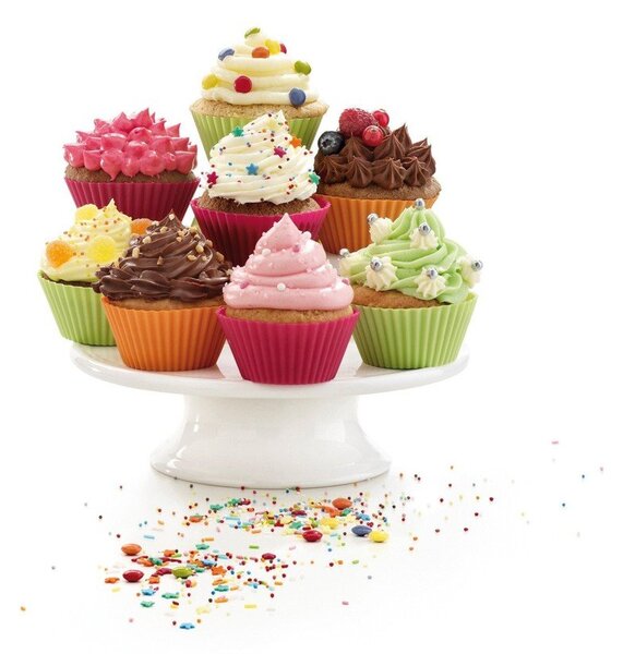 Set di stampini per muffin in silicone 12 pz ø 7 cm – Lékué