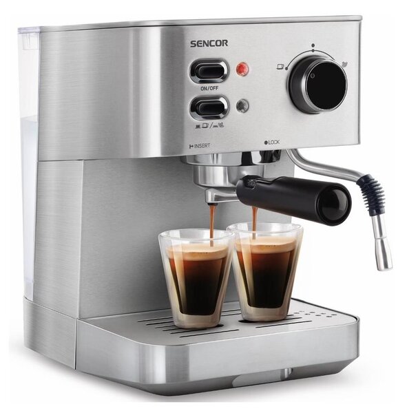 Sencor - Macchina da caffè a leva espresso/cappuccino 1050W/230V