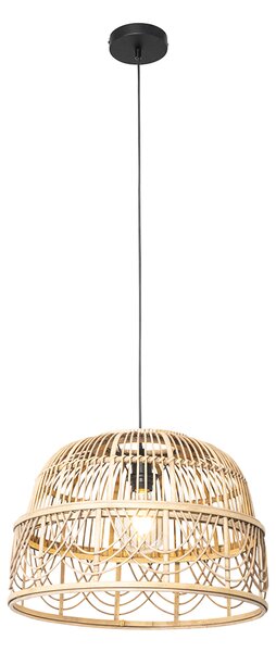 Lampada a sospensione in rattan intelligente 44 cm incl. Wifi G95 - Michelle