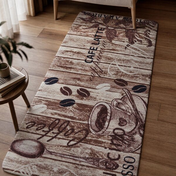 Runner da cucina marrone Delicious Coffee, 67 x 180 cm Delicious Coffee - Hanse Home