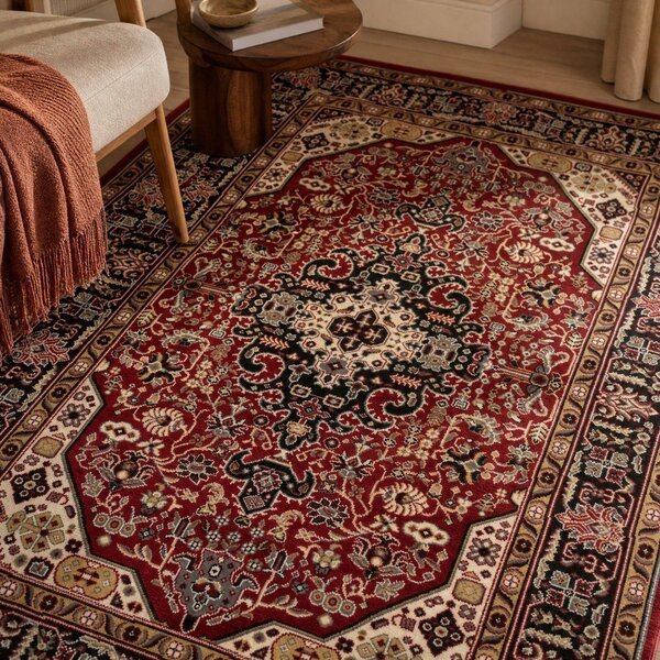 Tappeto rosso , 160 x 230 cm Skazar Isfahan - Nouristan