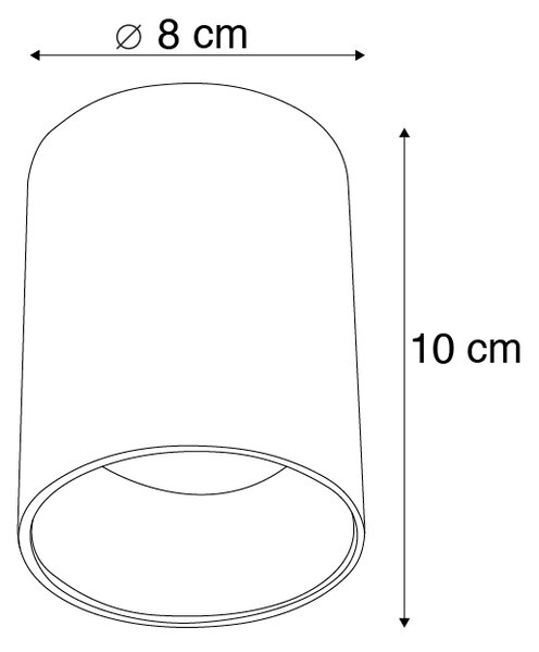 Faretto di design intelligente bianco con sorgente luminosa GU10 WiFi inclusa - Ronda
