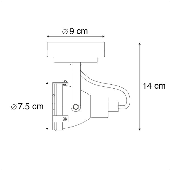 Faretto Smart marrone ruggine con WiFi GU10 - Sorra