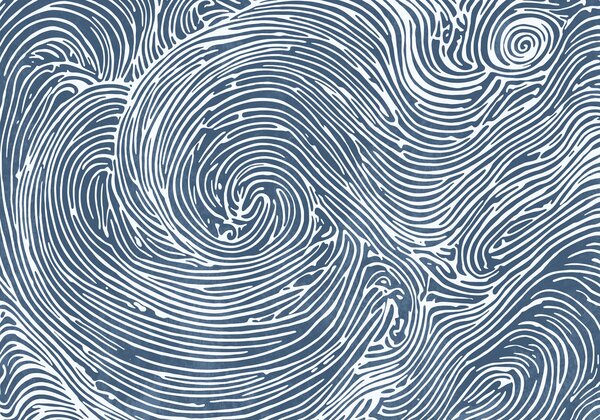Carta da parati Motivo a volute blu e bianche, Carta da parati lastrazione, Carta da parati popolare, t00961v2 - Tapeko.it
