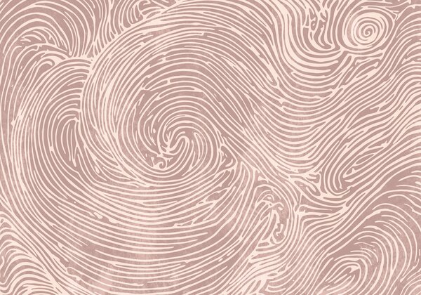 Carta da parati Le linee sinuose creano un ritmo visivo, Carta da parati lastrazione, Carta da parati popolare, t00961v3 - Tapeko.it