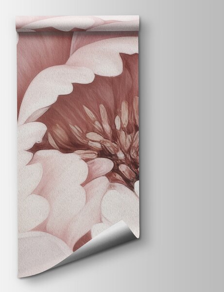 Carta da parati Peonie rosa tenue in piena fioritura, Carta da parati Floreale, Carta da parati popolare, w04365v1 - Tapeko.it