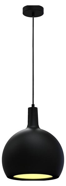 Lampada a sospensione VT-89020, lampada a pendolo, colore nero, materiale Vetroceramica, altezza 188 cm