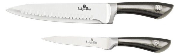 BerlingerHaus - Set coltelli in acciaio inox 2 pezzi neri