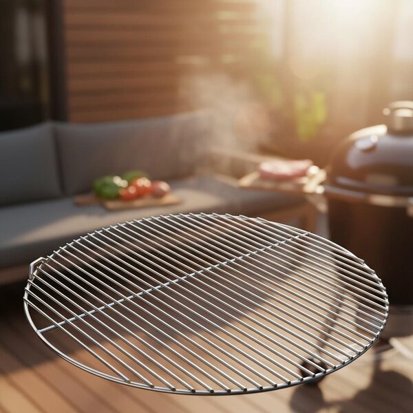 55CM Ø griglia in ghisa griglia griglia nera griglia rotonda in ghisa griglia BBQ accessorio griglia