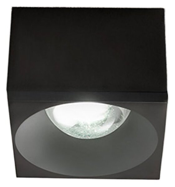 Plafoniera led promoingross pocket q10 ne 3000k 982lm metallo nero - Promoingross