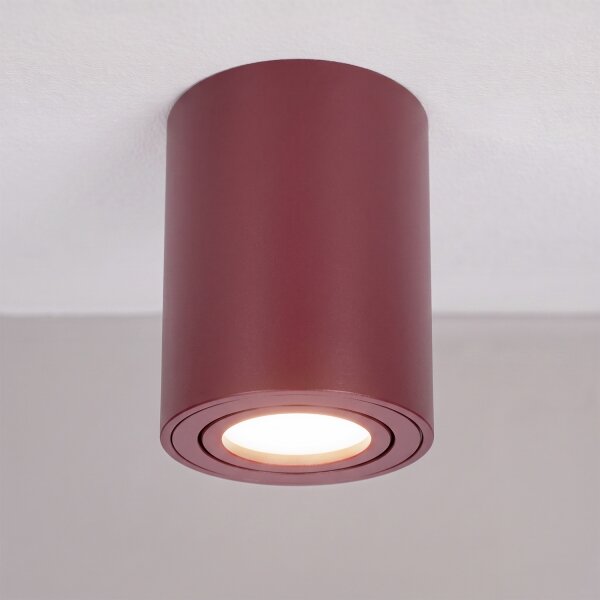 Brilagi - Faretto MIA 1xGU10/30W/230V 100x80 mm bordeaux