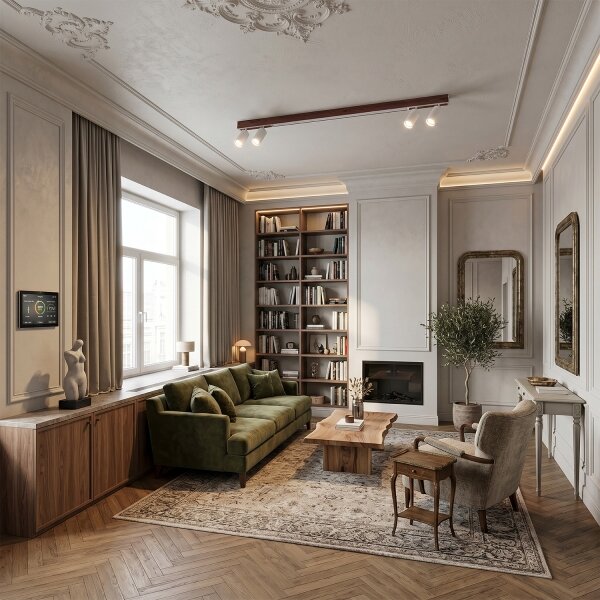 Brilagi - Faretto LED SELE 4xGU10/30W/230V + LED/25W bianco/decor rovere
