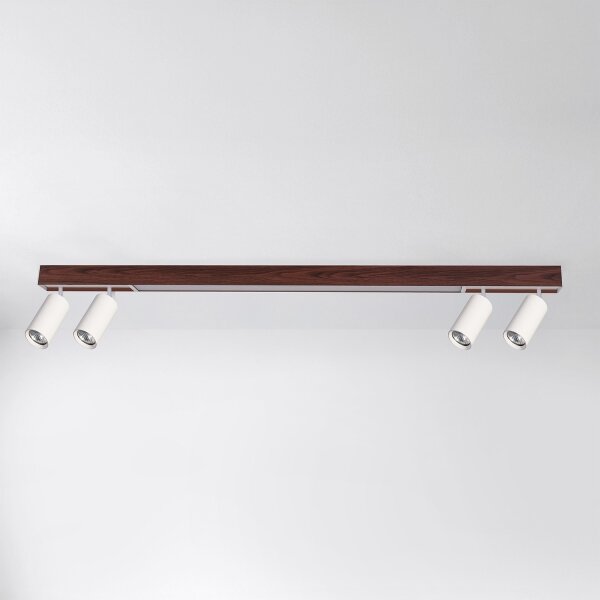 Brilagi - Faretto LED SELE 4xGU10/30W/230V + LED/25W bianco/decor rovere