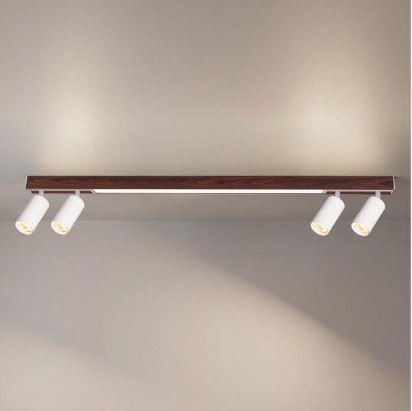 Brilagi - Faretto LED SELE 4xGU10/30W/230V + LED/25W bianco/decor rovere