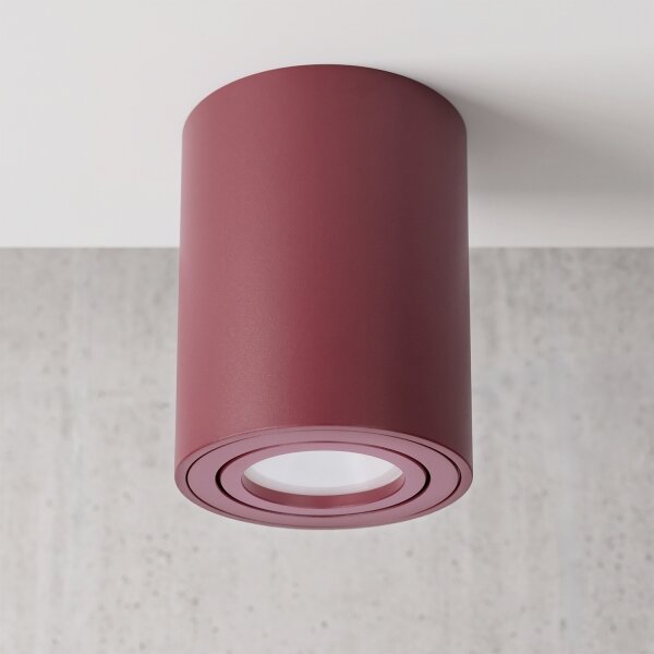 Brilagi - Faretto MIA 1xGU10/30W/230V 100x80 mm bordeaux