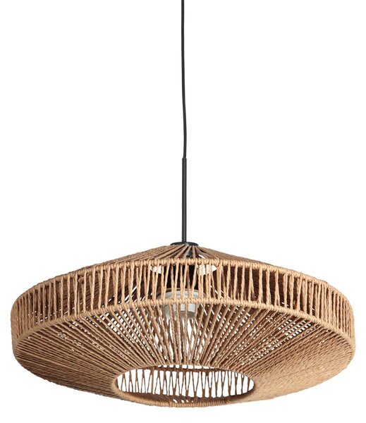 Lampada a sospensione - naturale - Sparkled Light - metallo corda - Ø 40cm - E27 - 4483ZW - Steinhauer