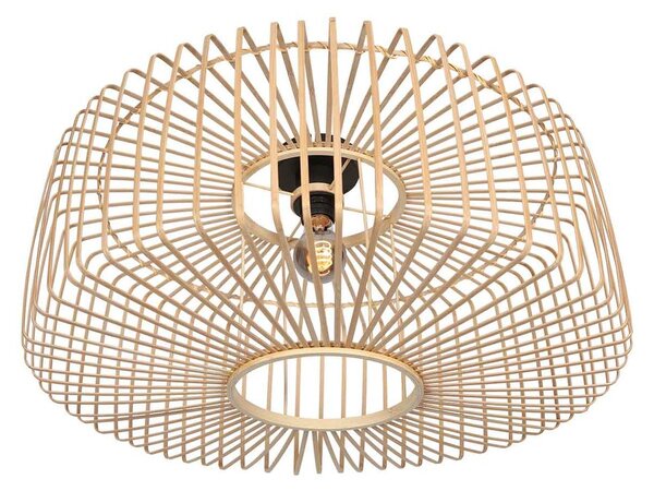 Plafoniera - naturale - Bloeba - bambù metallo - Ø 60cm - E27 - 4144ZW - Steinhauer