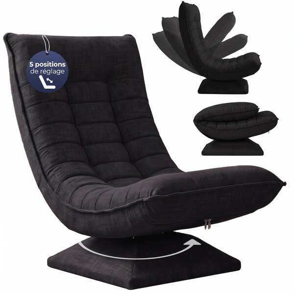 CASARIA Poltrona Relax da Lettura con Schienale Regolabile