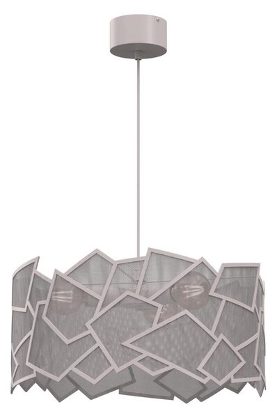 Lampadario a sospensione CAMO 3xE27/15W/230V beige