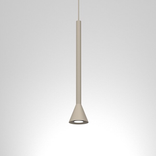 Lampada a sospensione su cavo MAZZO 1xGU10/8W/230V beige