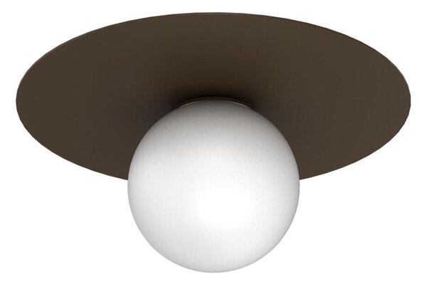 Plafoniera FLAT 1xE27/15W/230V 55x60 cm marrone