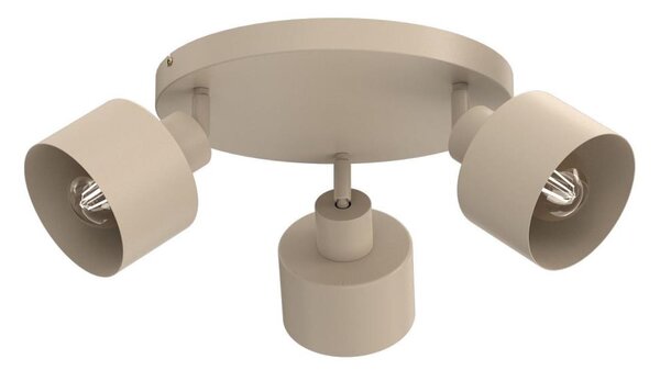 Faretto PARKLA 3xE27/15W/230V beige