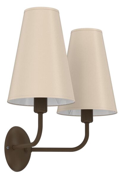 Lampada da parete GRENADA 2xE14/15W/230V beige