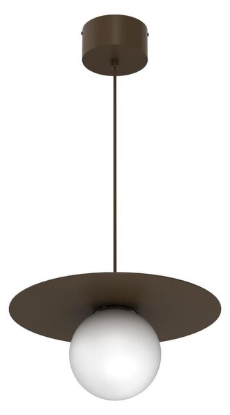 Lampada a sospensione con cavo FLAT 1xE27/15W/230V, marrone