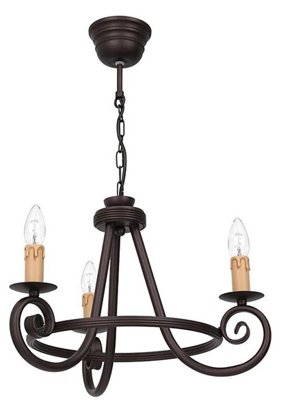 Lampadario a catena FAUST 3xE14/15W/230V