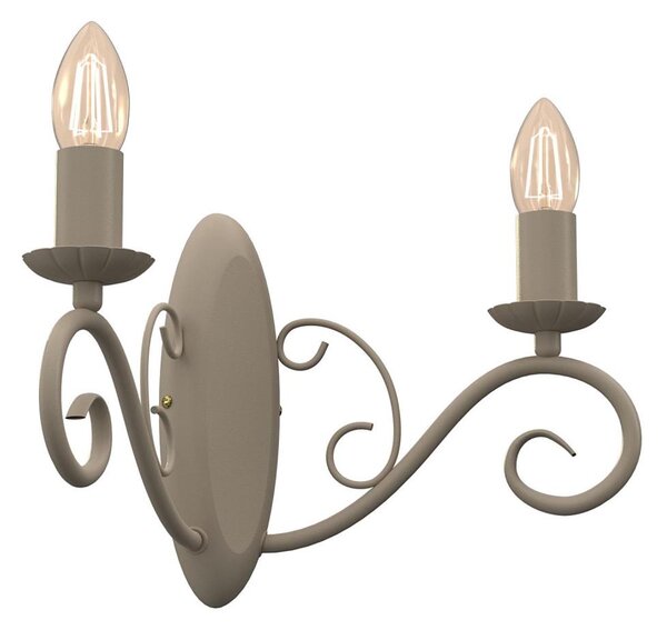 Applique da parete MAURO 2xE14/15W/230V beige