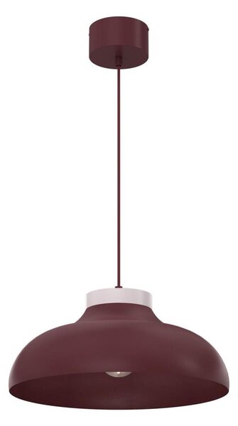 Lampadario a sospensione BASCA 1xE27/15W/230V bordeaux/crema