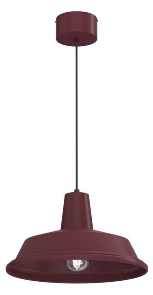 Lampadario a sospensione su cavo CLASS 1xE27/15W/230V borgogna