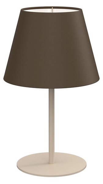 Lampada da tavolo ARDEN 1xE27/15W/230V beige/marrone