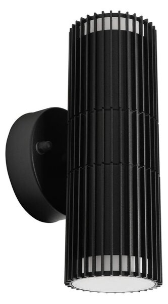 Faretto da parete per esterni LANTHEA 2xGU10/11W/230V IP44 nero